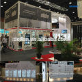 20'x40' two-story booth, double deck booth with two levels floor, provide double deck booth material